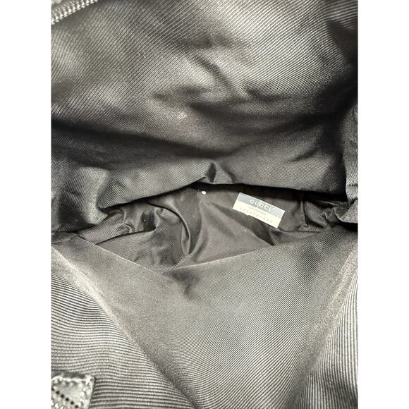 GUCCI Black Guccissima Monogram Nylon Tote Bag with leather*COA included - Picture 10 of 16